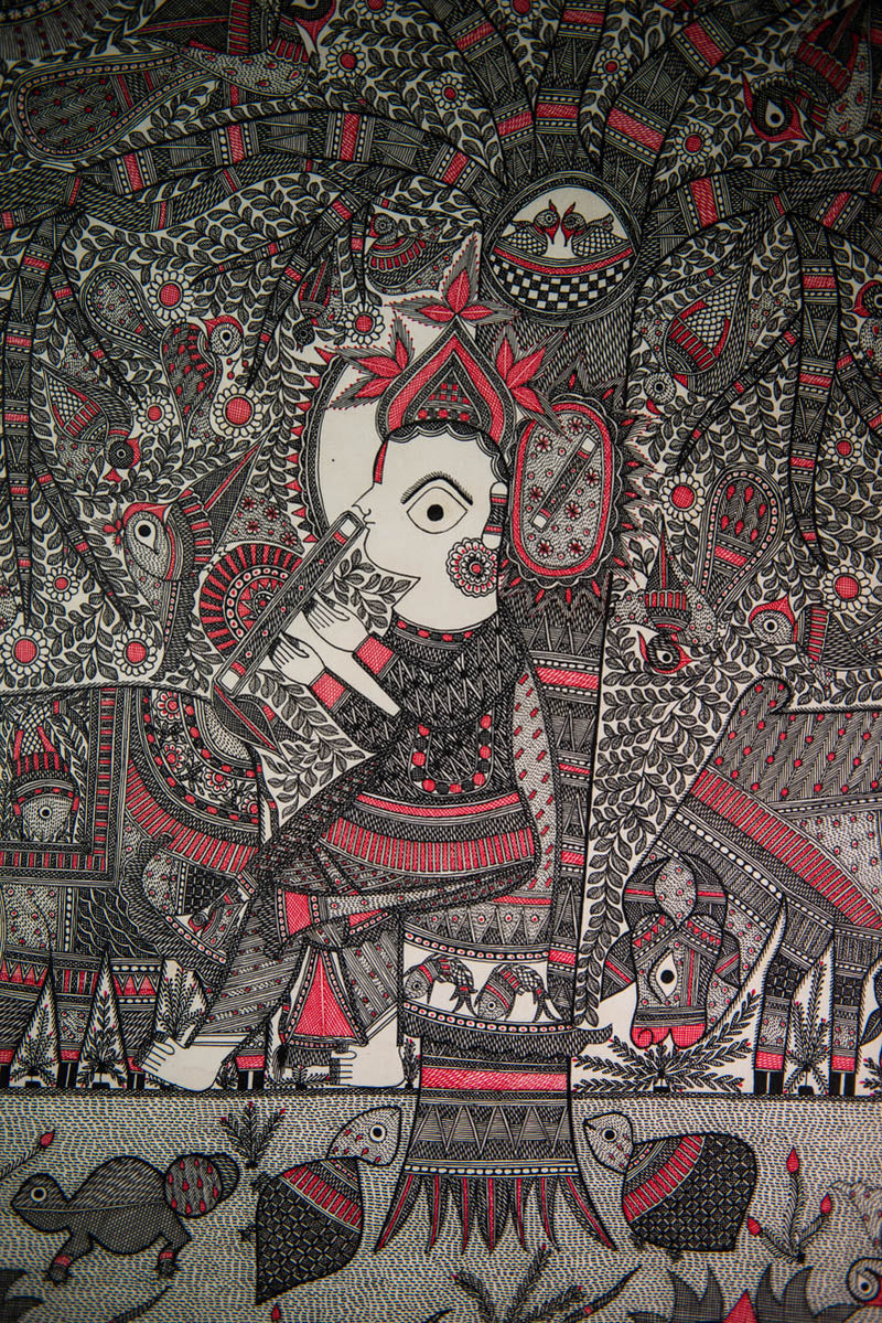 Lord Krishna Playing the Flute