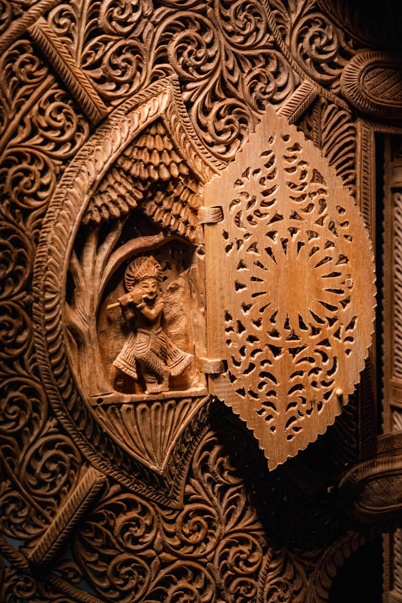Sandalwood-carved Fan