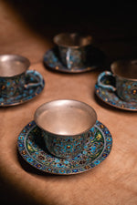 Meenakari Cup and Saucer Set