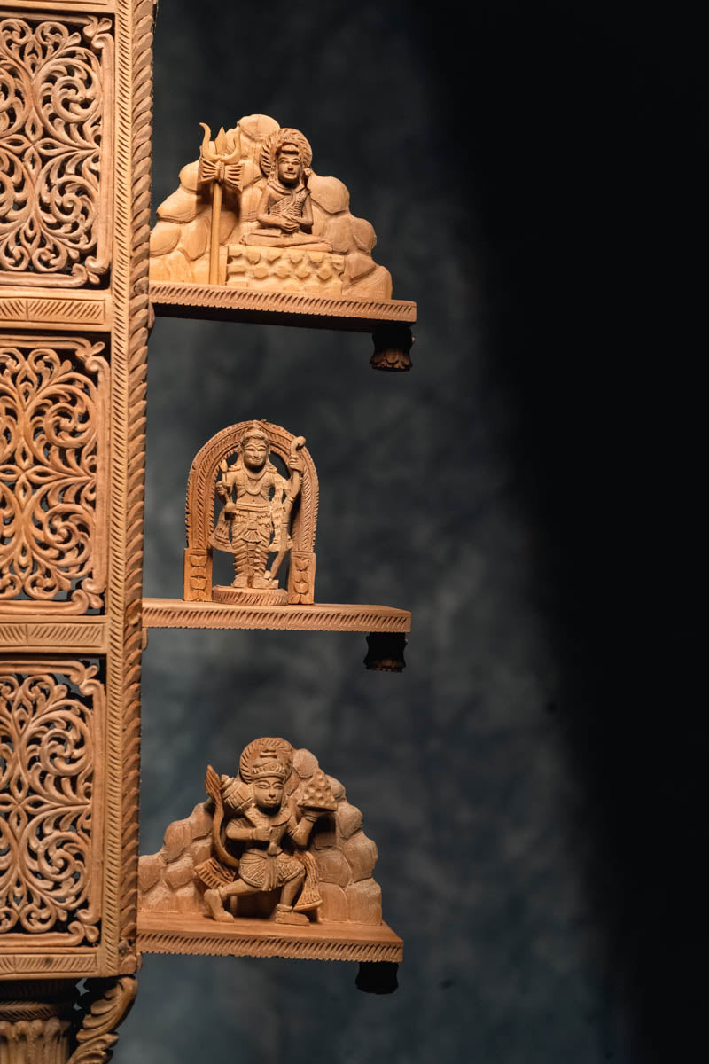 Sandalwood-carved Fan