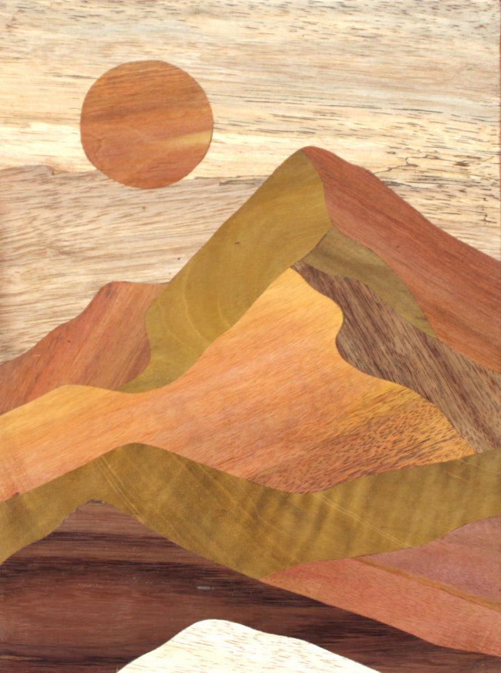 Landscape In wood Inlay by Mohan Kumar Thumbnail
