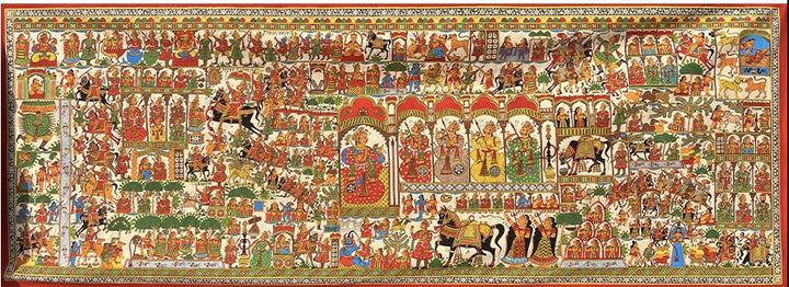 Legend Unveiled: Pabuji's Legacy Through Phad Painting by Kalyan Joshi Thumbnail