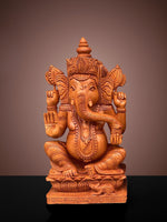 Shop Lord Ganesha in Kadam Wood Carving by Om Prakash