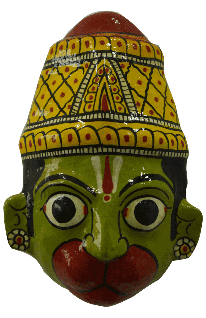 Lord Hanuman in Cheriyal Mask By Sai Kiran Thumbnail