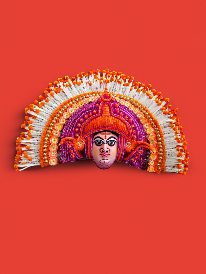 Lord Kartikeya in Chhau Mask by Dharmendra Sutradhar Thumbnail