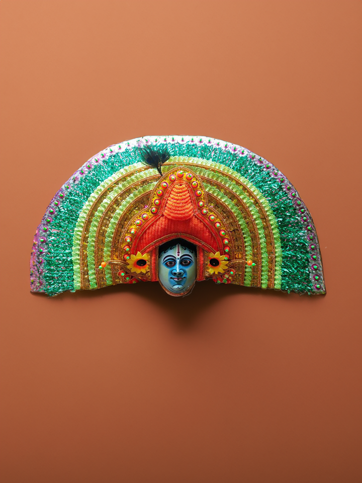Lord Krishna Chhau mask by Dharmendra Sutradhar Thumbnail