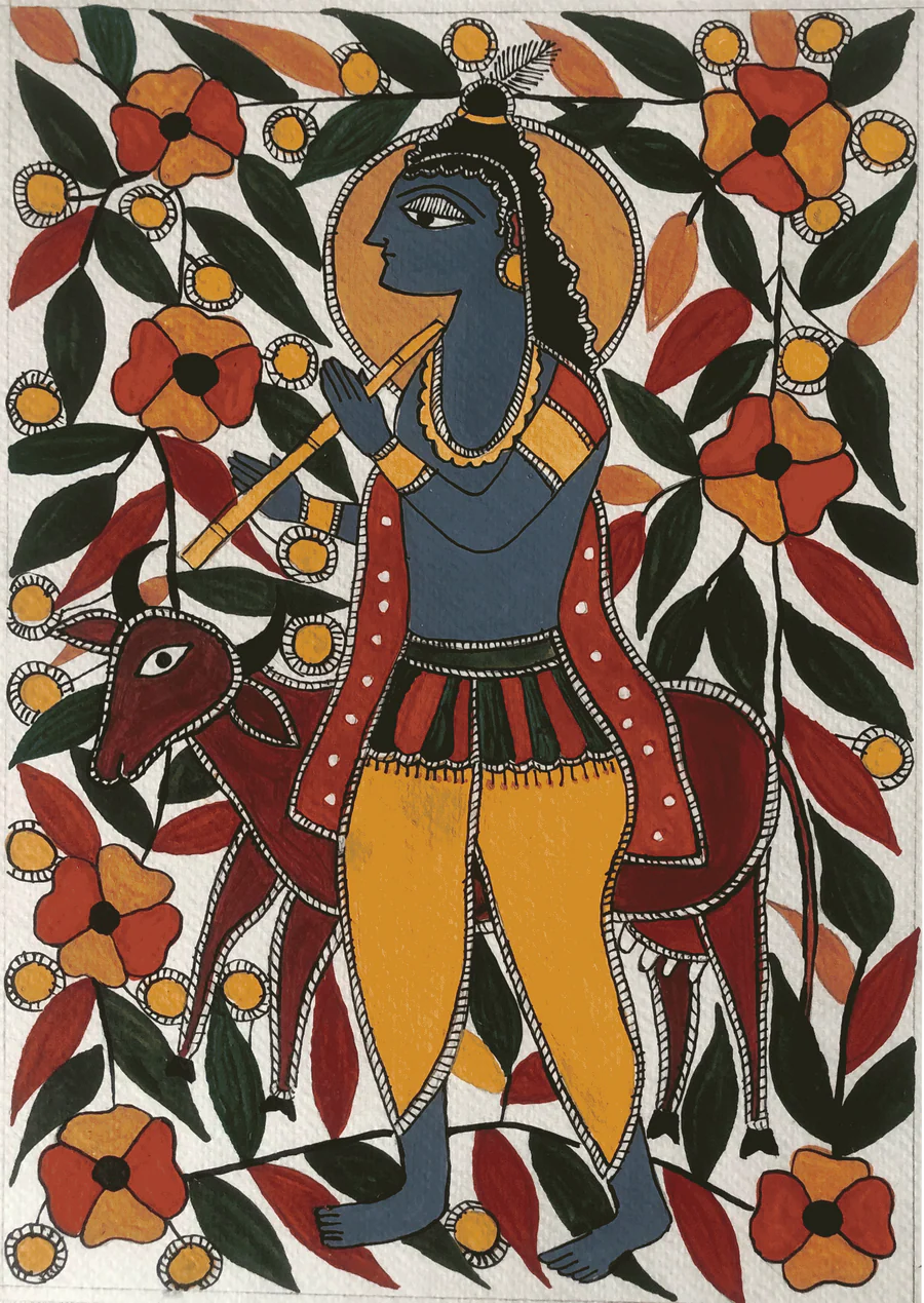 Set of Madhubani Paintings by Izhar Ansari Thumbnail