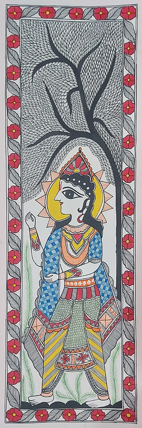 Lord Rama in Madhubani by Priti Karn Thumbnail