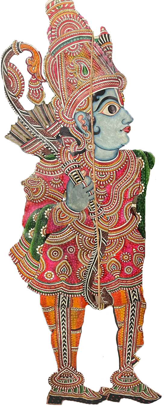 Lord Rama in Tholu by Kanday Anjannappa Thumbnail