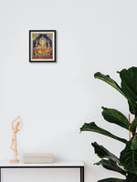 Lord Ganesha, Tanjore Painting by Sanjay Tandekar