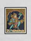 Lord Hanuman, Tanjore Painting by Sanjay Tandekar