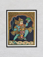 Lord Hanuman, Tanjore Painting by Sanjay Tandekar