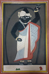 Lord Shrinath Ji, Pichwai Painting by Mohan Prajapati