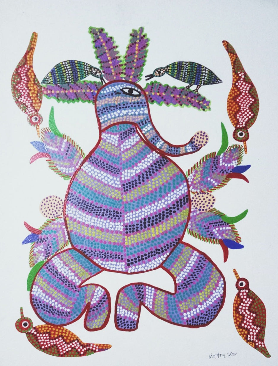 Buy Lord Ganesha in Bhil by Shersingh Bhabor