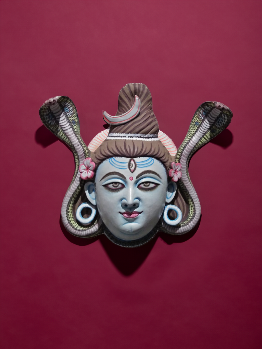 Shop Lord Shiva in Chhau mask by Dharmendra Sutradhar 