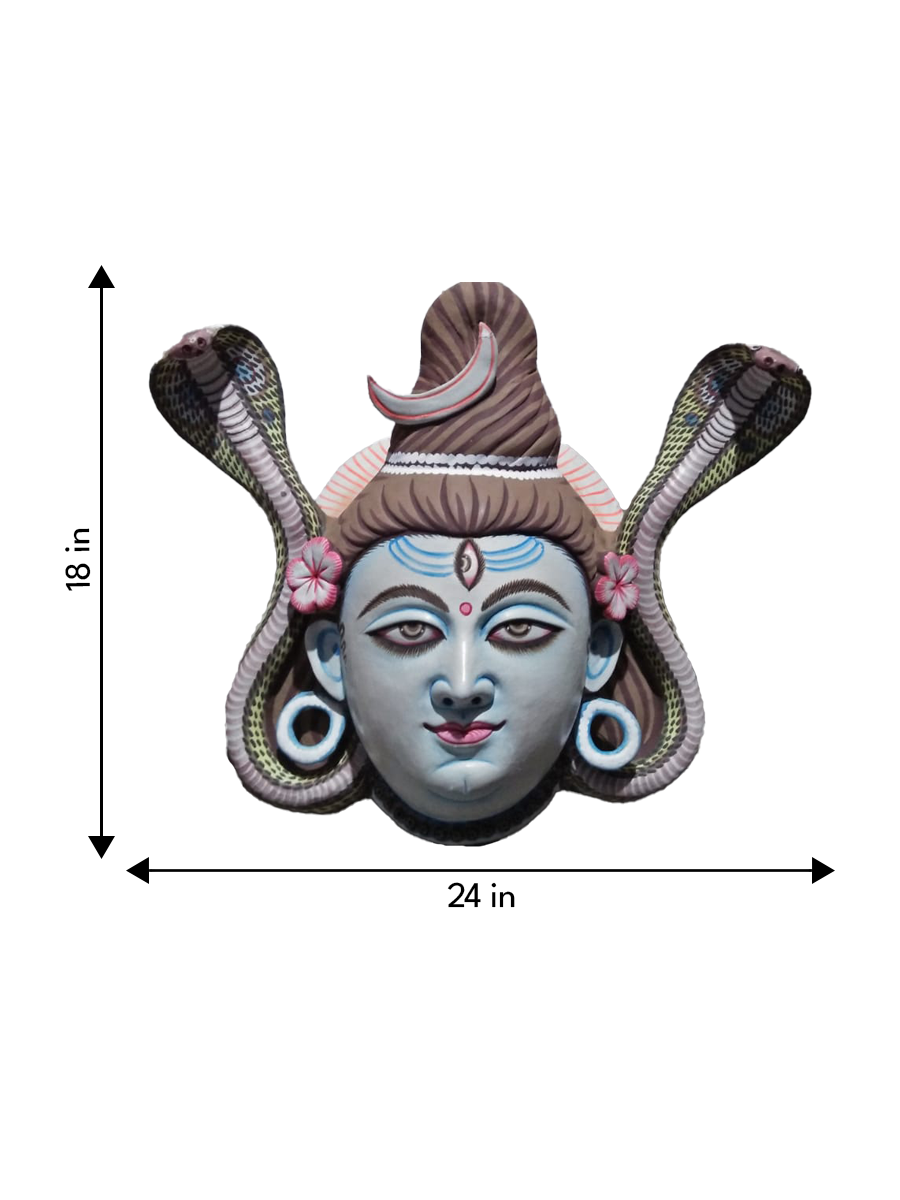 Lord Shiva in Chhau mask for sale