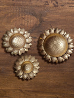 Lotus border bowls in Moradabad Metal Craft by Mohd. Amir for Sale