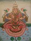  A Mysore Painting of Goddess Lakshmi by Dr. J Dundaraja