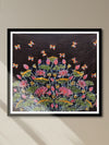 Shop  Lotuses and butterflies in Batik and Kantha by Kartik Manna