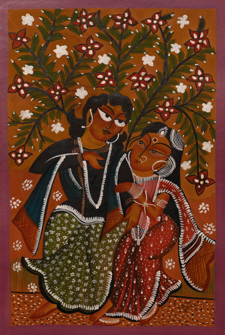 Love in the 20th Century: Bengal Pattachitra by Swarna Chitrakar Thumbnail