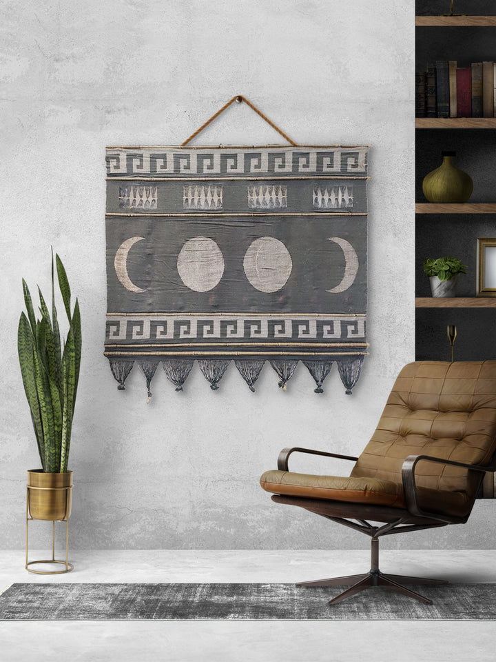 Luminous Lunar Symphony: The Enthralling Enigmatic Power Ghazipur Wall Hanging by Md. Matim Thumbnail