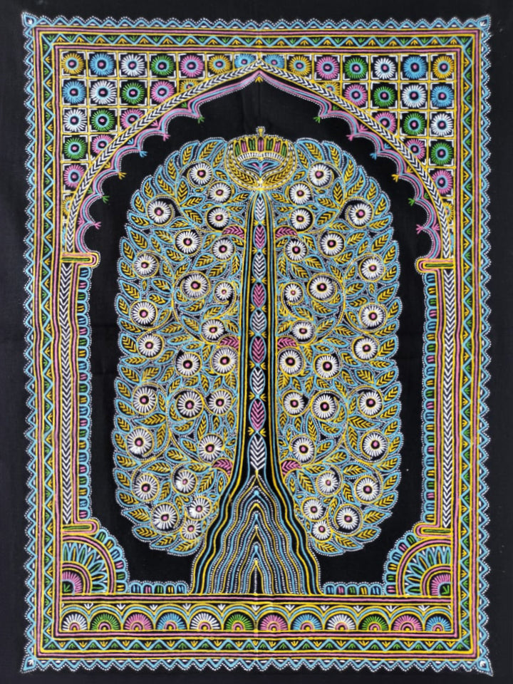 Lush Harmony: Nature's Tapestry Unveiled Rogan Art by Rizwan Khatri Thumbnail