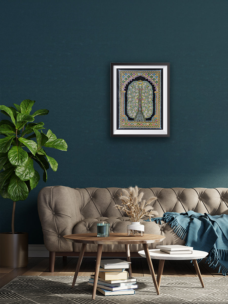 Artist Hanis Rogan Order Multicolored Tree of Life Rogan Art | Buy Indian Artwork Online