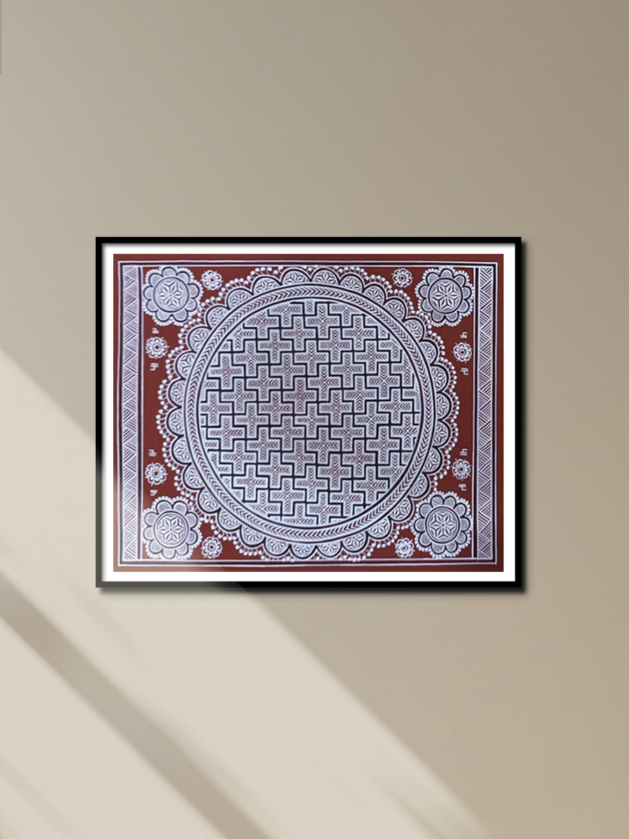 Divine Tapestry: Mandana Art by Vidya Soni for sale