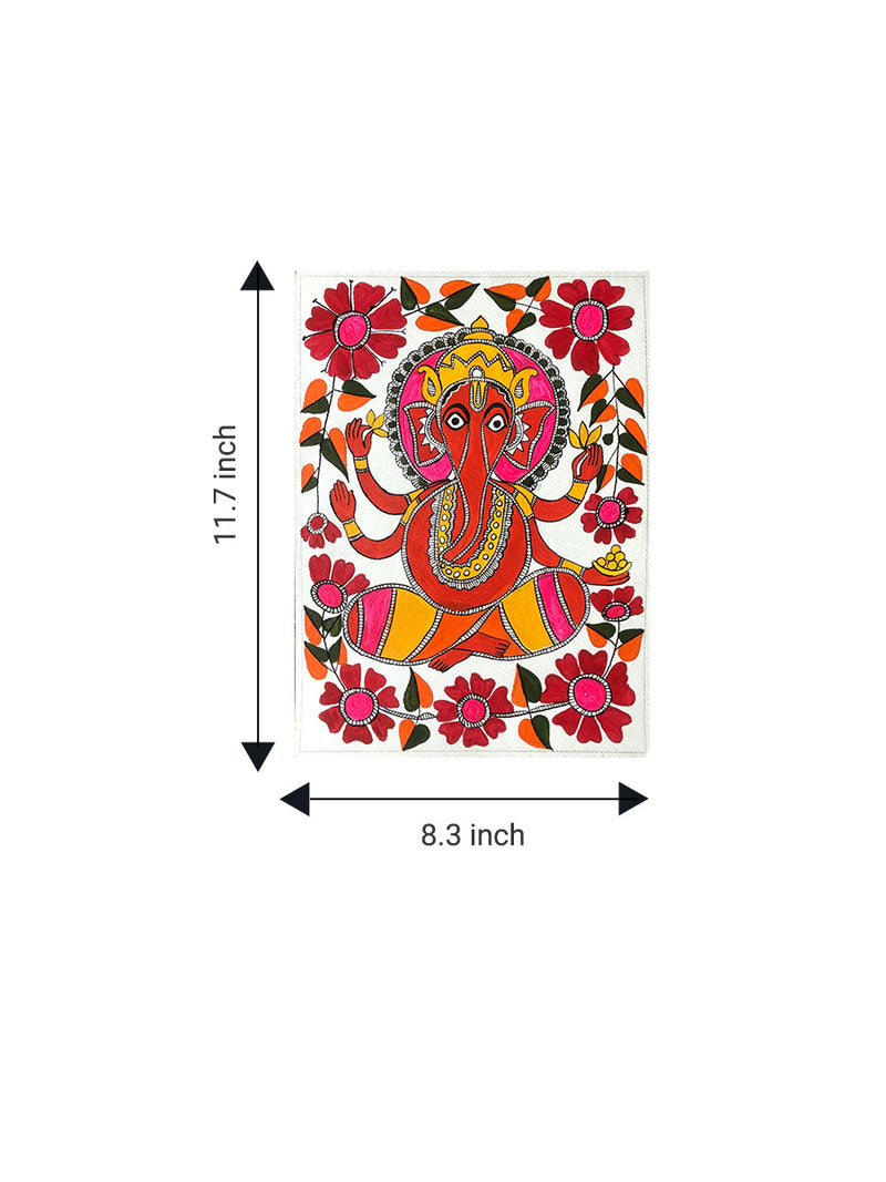 Lord Ganapathi in Madhubani for sale
