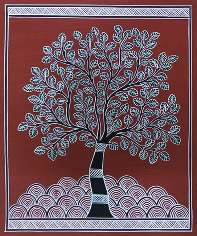 Eternal Roots Mandana Art by Vidya Soni Thumbnail
