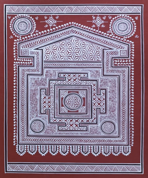 Gateway of Harmony: Mandana Art by Vidya Soni Thumbnail