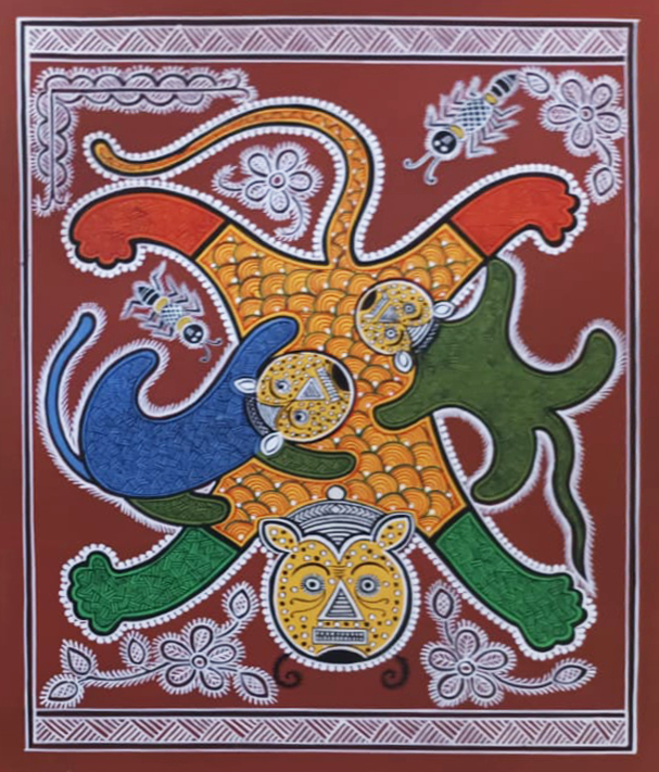 Playful Harmony: Mandana Art by Vidya Soni Thumbnail