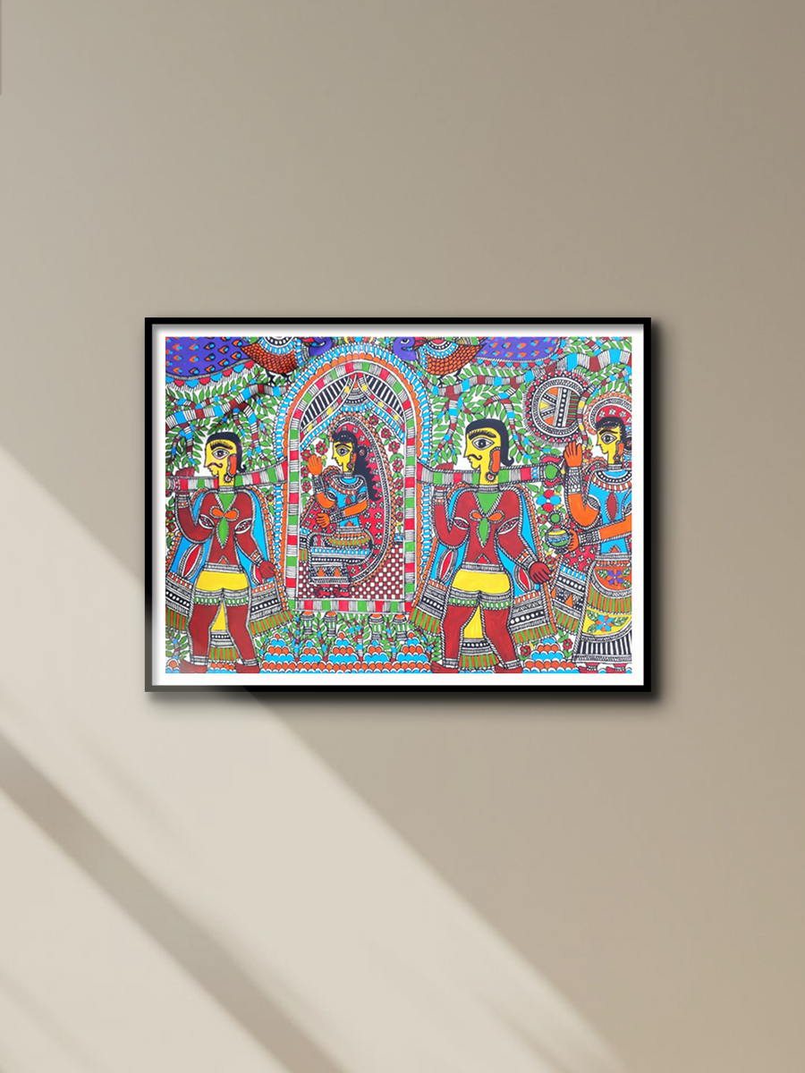 Shop Sita's Vidai in Madhubani Painting 