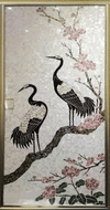 Buy Cranes amidst the Cherryblossom in Marble Inlay by Fammo Khan