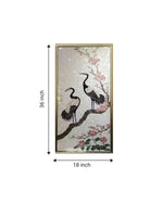 Cranes amidst the Cherryblossom in Marble Inlay for sale