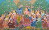 buy Lord Krishna:Bengal Pattachitra painting