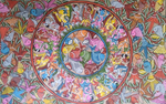 buy Whirl of Existence:Bengal Pattachitra painting