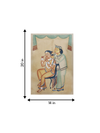 Lovers handpainted in Kalighat style for sale