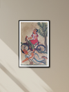 Shop Whimsical Cycling:Kalighat painting by Manoranjan Chitrakar