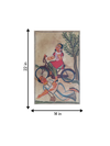 Whimsical Cycling:Kalighat painting for sale