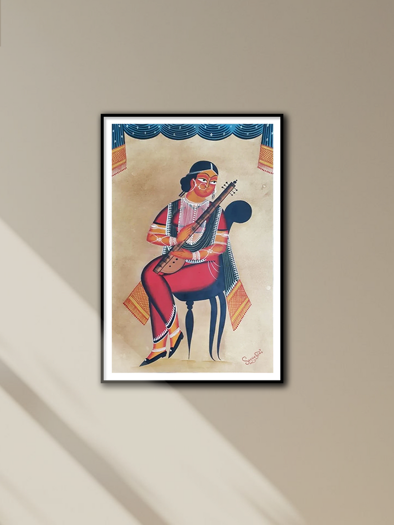 Shop Harmony of a Wife:Kalighat painting by Manoranjan Chitrakar