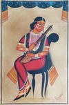 Buy Harmony of a Wife:Kalighat painting by Manoranjan Chitrakar
