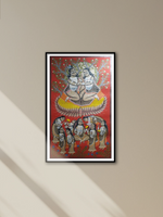 Shop Radha and Krishna:Bengal Pattachitra painting 