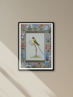 Shop A Colorful Parrot in Miniature Painting by Mohan Prajapati