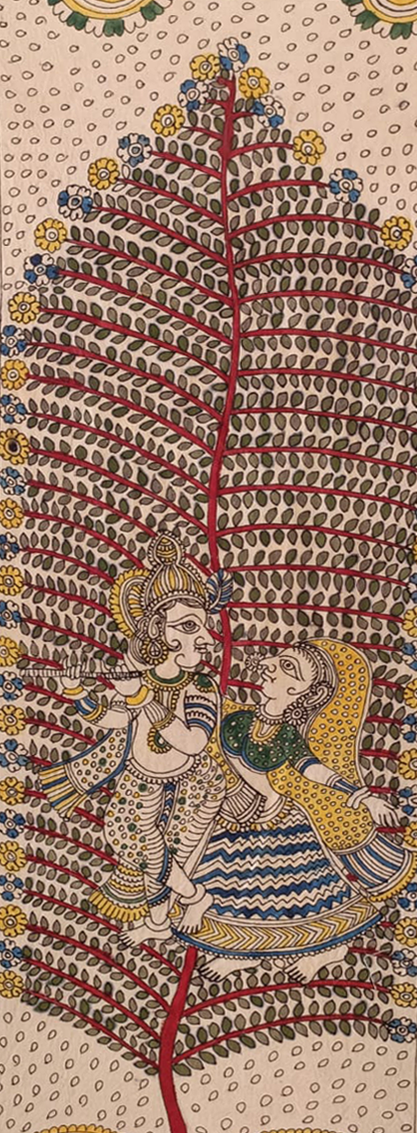 Buy Radha Krishna in Mata Ni Pachedi by Dilip Chitara