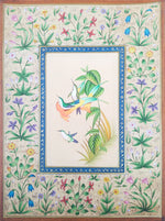Buy Kingfisher Birds in Miniautre art by Mohan Prajapati