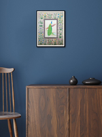 A Grand Peacock in Miniature Art for sale