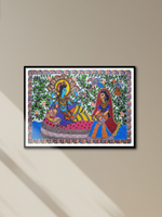Laksmi-Narayana in Madhubani By Ambika Devi