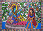 Laksmi-Narayana in Madhubani By Ambika Devi