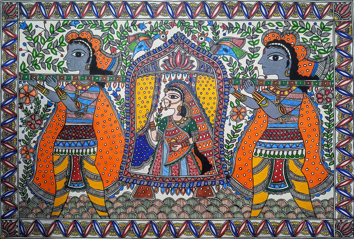 Sita's Palki in Madhubani By Ambika Devi Thumbnail